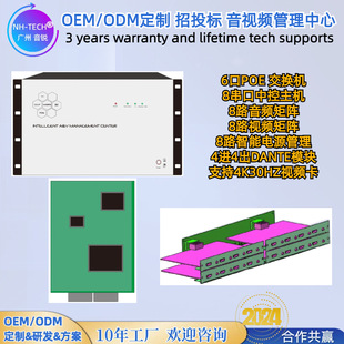 Nh-Tech Digital Ai Intelligent Audio and Video Matrix Advertising Machine Splicing Screen Digital Audio Remote Maintenance