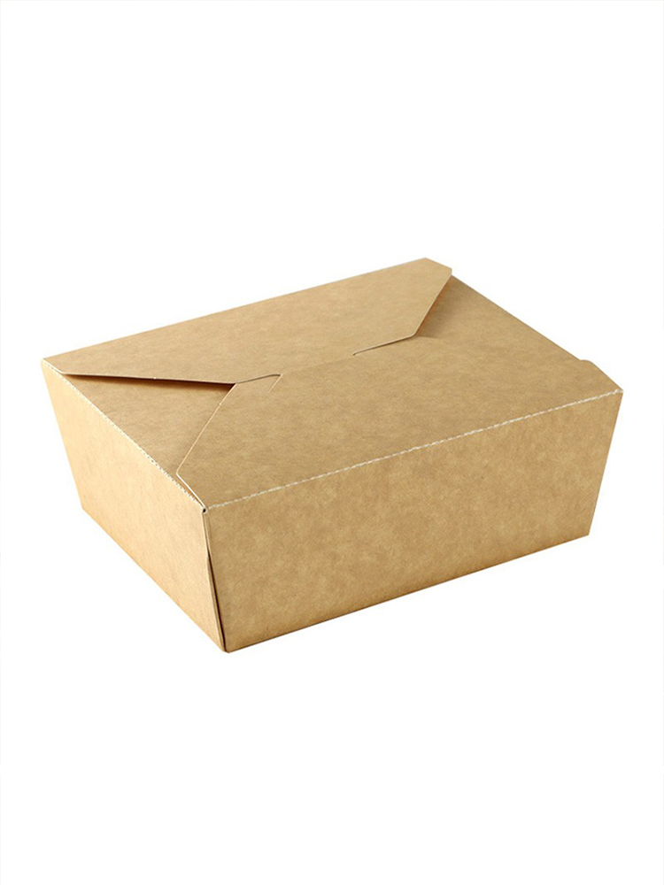 Caja de embalaje de bocadillos de estilo antiguo pollo frito caja de pasteles chinos caja de pastel de luna kraft caja de papel caja de embalaje