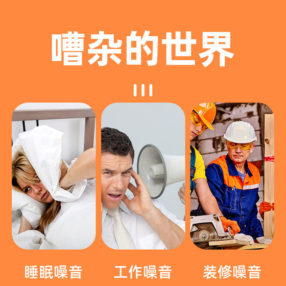 3M1100 soundproof earplugs noise reduction anti-noise sleep student dormitory noisy men and women work sleep anti-noisy adults