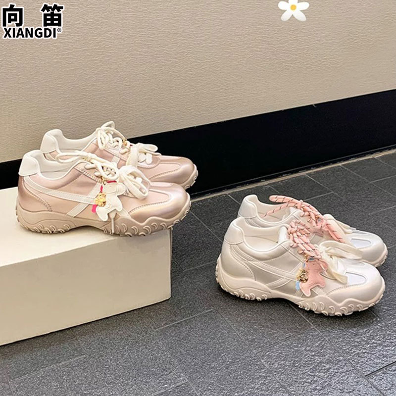 8cm height-increasing shoes for petite women, lace-up German training shoes, women's racing shoes, casual sports shoes, foot-slimming Forrest Gump shoes 8cm height-increasing shoes for petite women, lace-up German training shoes, women's racing shoes, casual sports shoes, foot-slimming Forrest Gump shoes
