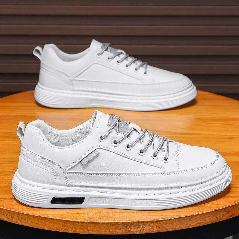 男鞋春季2025新款透气防水防滑4546码小白鞋男款休闲学生运动潮鞋