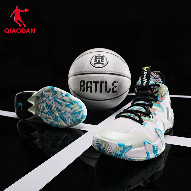 Jordan Mesh Breathable Basketball Shoes Men's Sports Shoes 2025 Summer Wear-Resistant Shock-Absorbing Combat Boots Men's Breathable and Comfortable