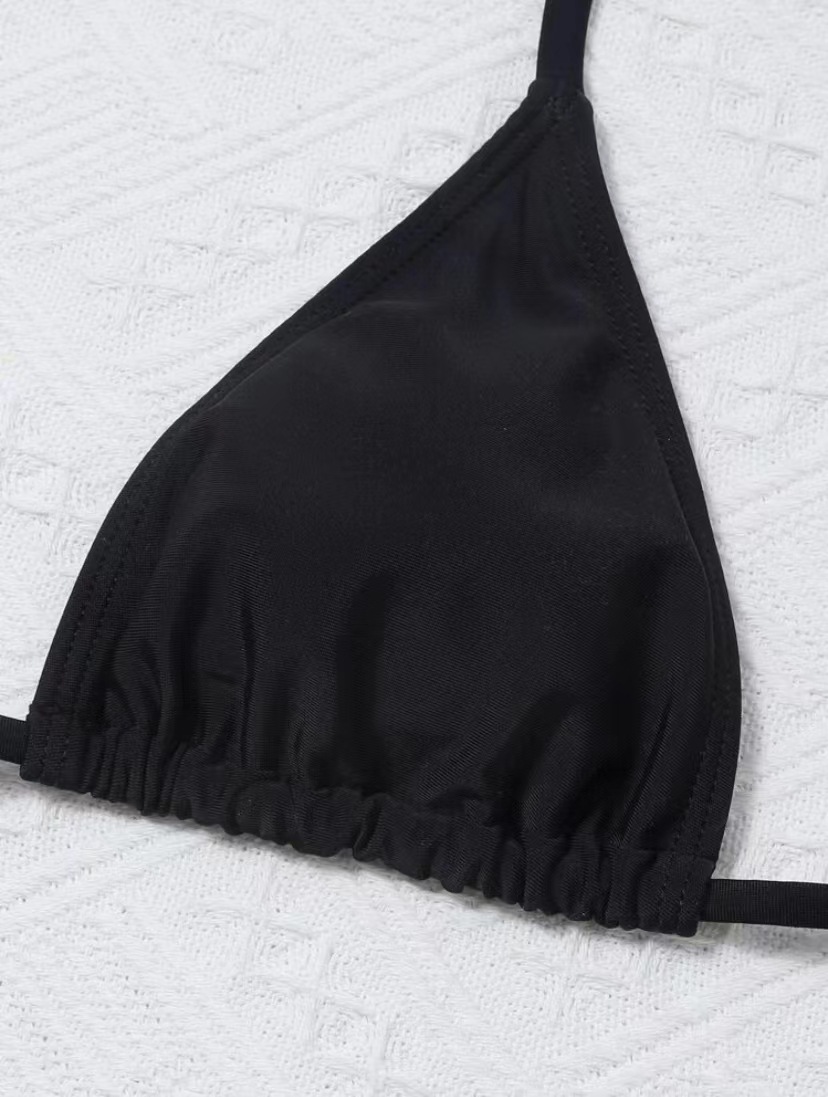 Damen-Badesets, einfarbig, vierteiliges Set Luo Aixin Jue_voghion.com