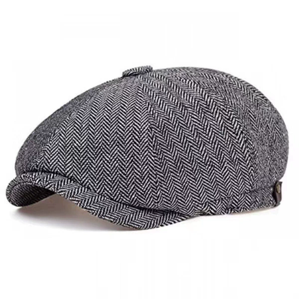 Herringbone pattern: gray