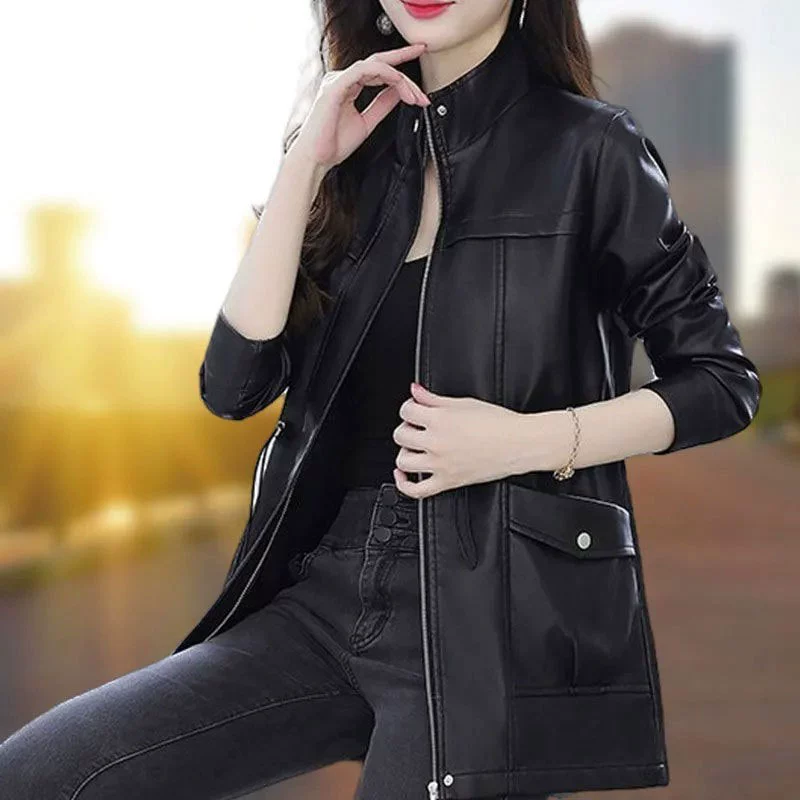 Mid‑length warm winter jacket for plus‑size women, removable hood options, fleece/velvet variants