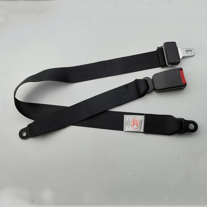 Seat Two-Point Safety Belt for Passenger Buses, School Buses, and Vans, Extra-Long 1.6m Manual Adjustment Two-Point Safety Belt