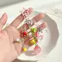 甜美彩色水果撞色包钥匙扣