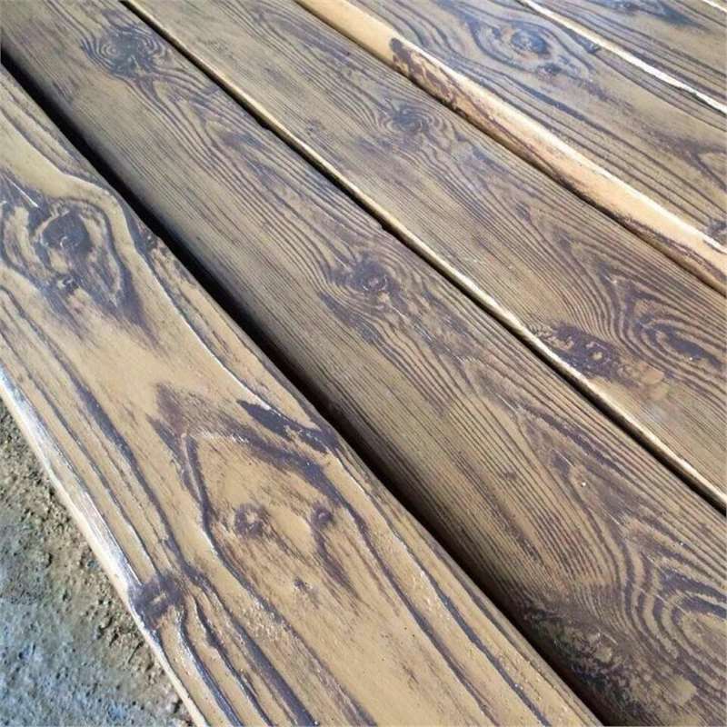 云南保山水泥木地板户外栈道铺板公园景区混凝土木纹地砖砼踏板石