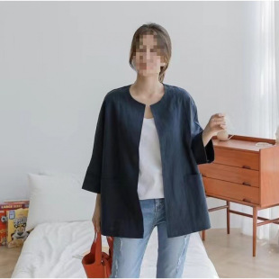 Loose New Style Thin Simple Short Jacket Korean Comfortable