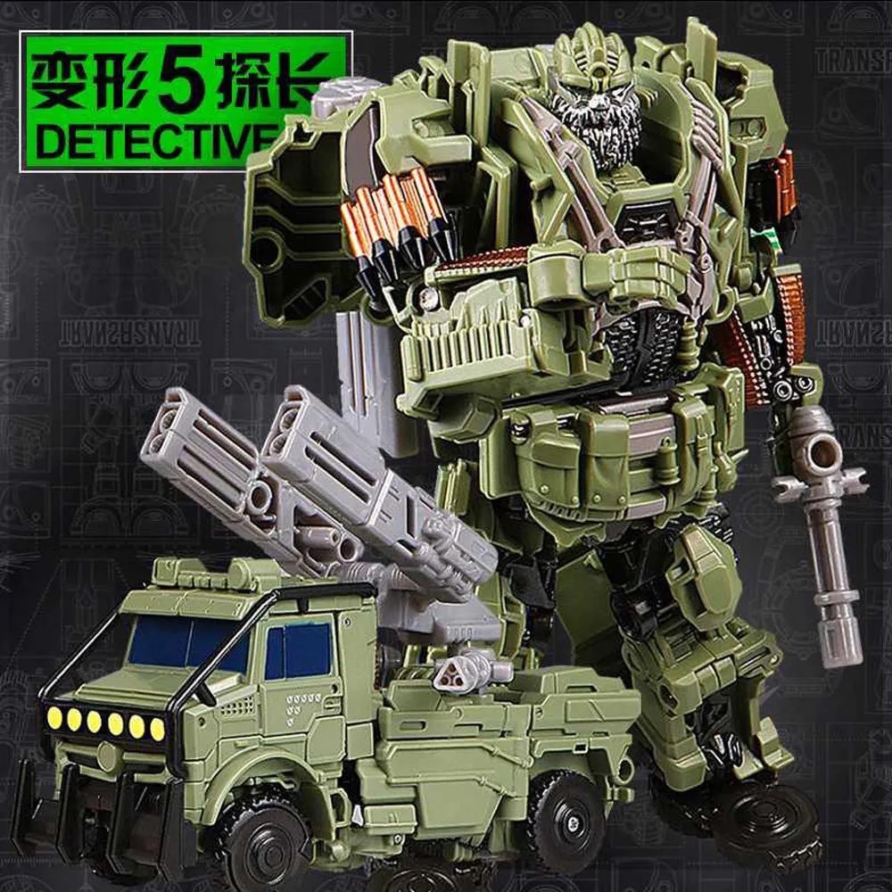 Taiba Transformation Toy Ys06 Hero Trick Alloy Version Transform into 5 Jeep Car Robot Model Boy Gift