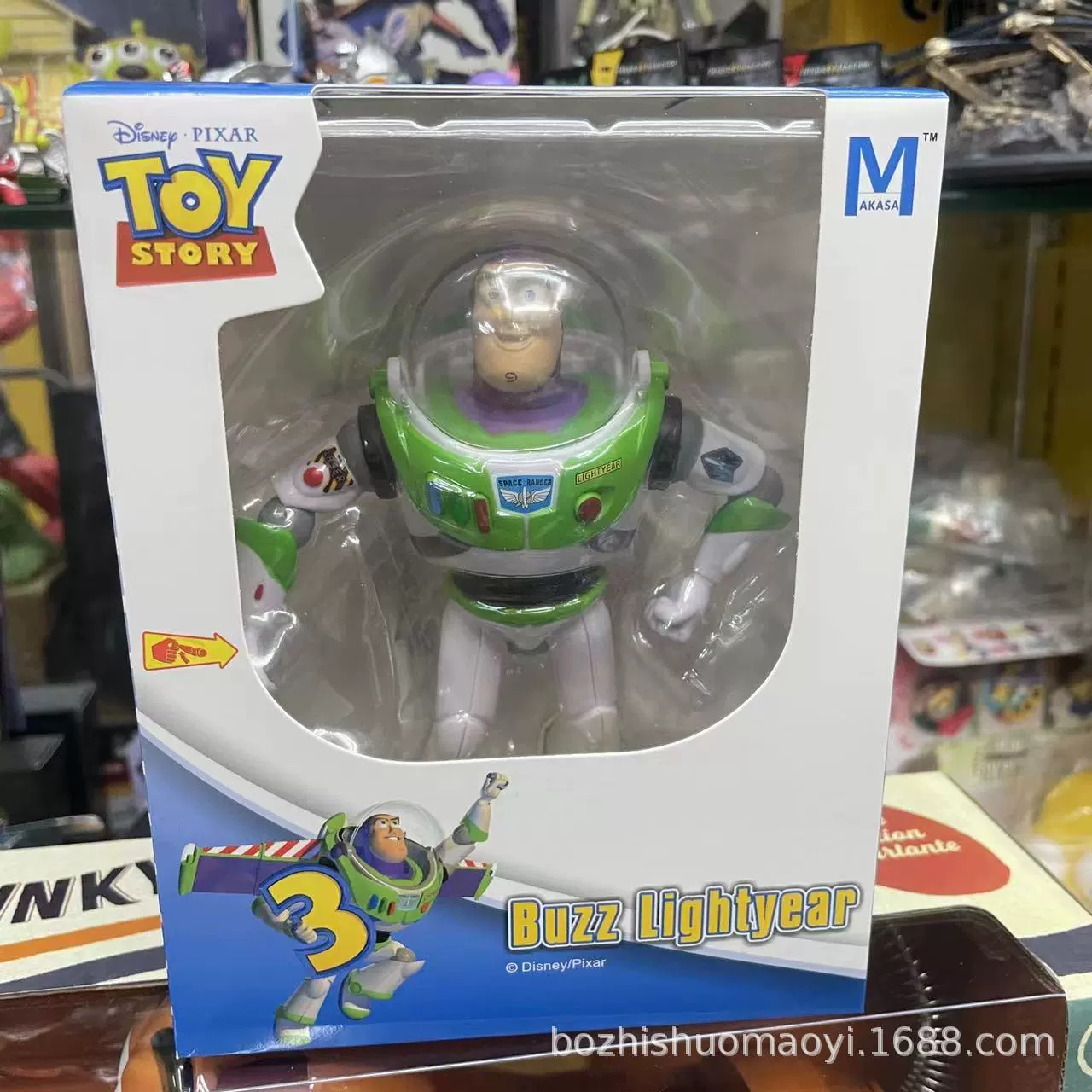 Фигурка (Disney Pixar) Вуди 20‑летие, говорящая при дёргании шнурка, ПВХ, 20 см, с растяжимой собакой