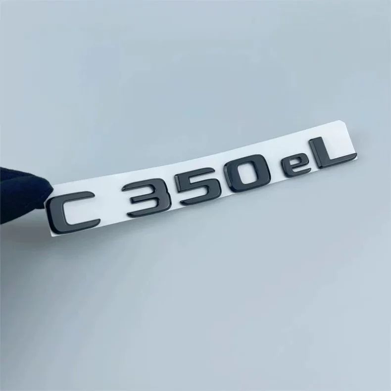 Suitable for Mercedes-Benz New Energy E-Class and New C-Class E350eL C350eL, used for modifying the rear emblem of hybrid vehicles