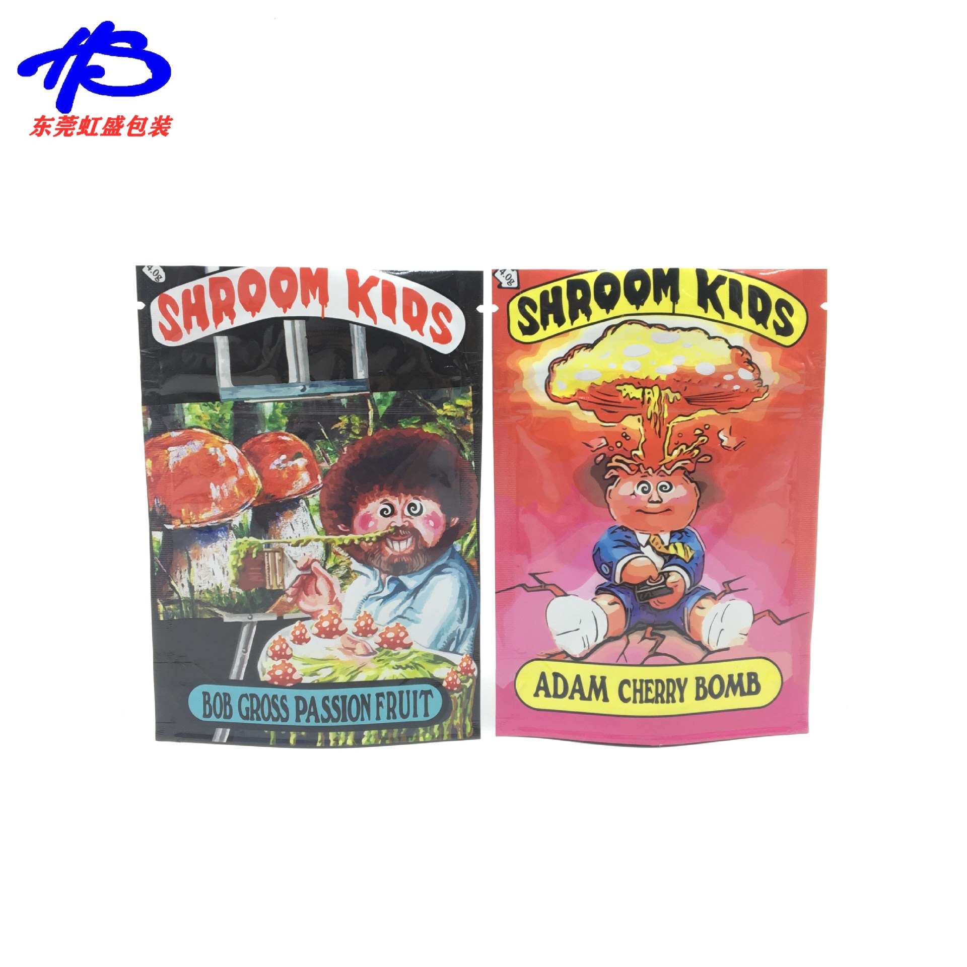 定 制防儿童锁铝箔袋糖果零食包装袋侧开拉链复合自立自封童锁袋