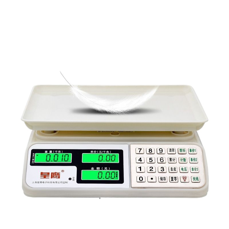 Venta de pesas de verduras 30KG báscula electrónica comercial báscula electrónica de mesa de pesado doméstica pequeña kilogramo una pieza