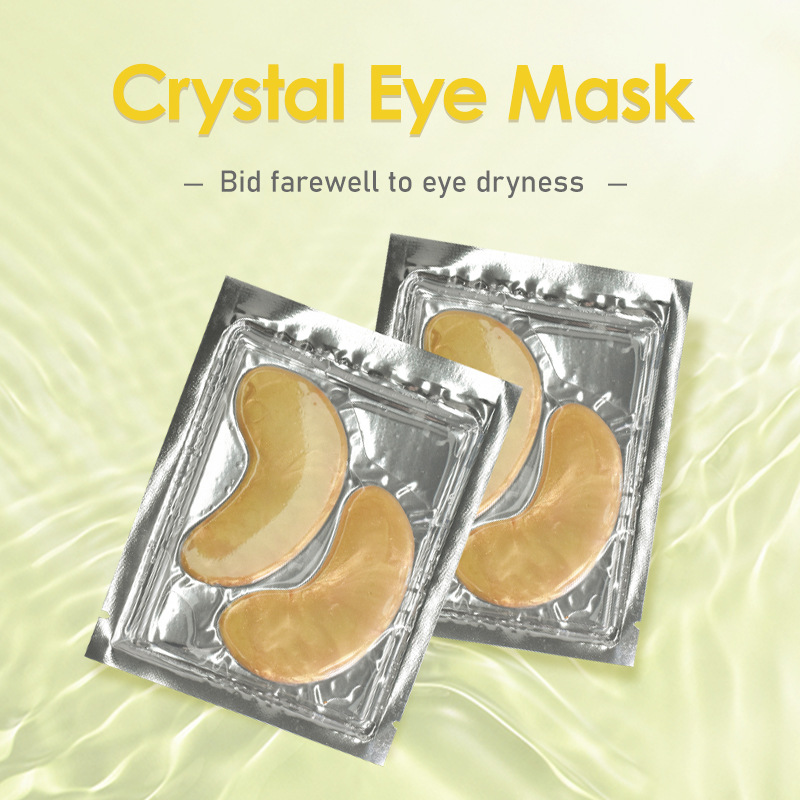 Manufacturer Wholesale Cross-Border Gold Eye Mask Patches, Moisturizing Collagen Eye Patches, Crystal Eye Mask Patches, Moisturizing Eye Patches Around the Eyes