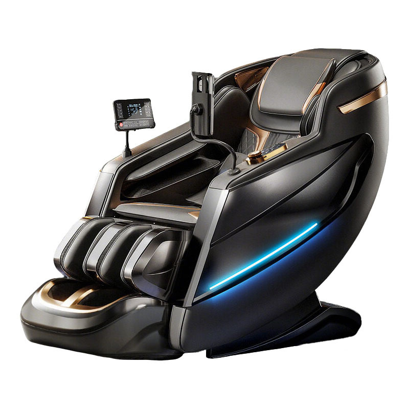 Silla de masaje automática de cuerpo completo doméstica de nave espacial de gravedad cero inteligente eléctrica transfronteriza al por mayor 3D doble movimiento personalizado