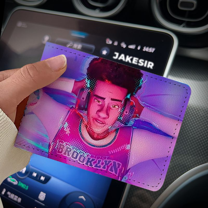 Spider-Man universo de navegación Licencia de Conducir cubierta protectora dos en uno Licencia de Conducir vehículo de motor Licencia de Conducir cubierta de cuero alta apariencia