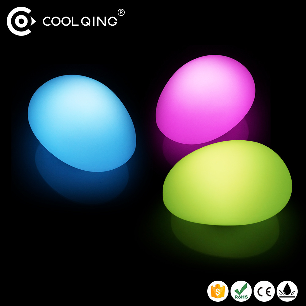 酷擎led发光石头灯 户外防水景观灯地插草坪灯太阳能仿真鹅卵石|ms