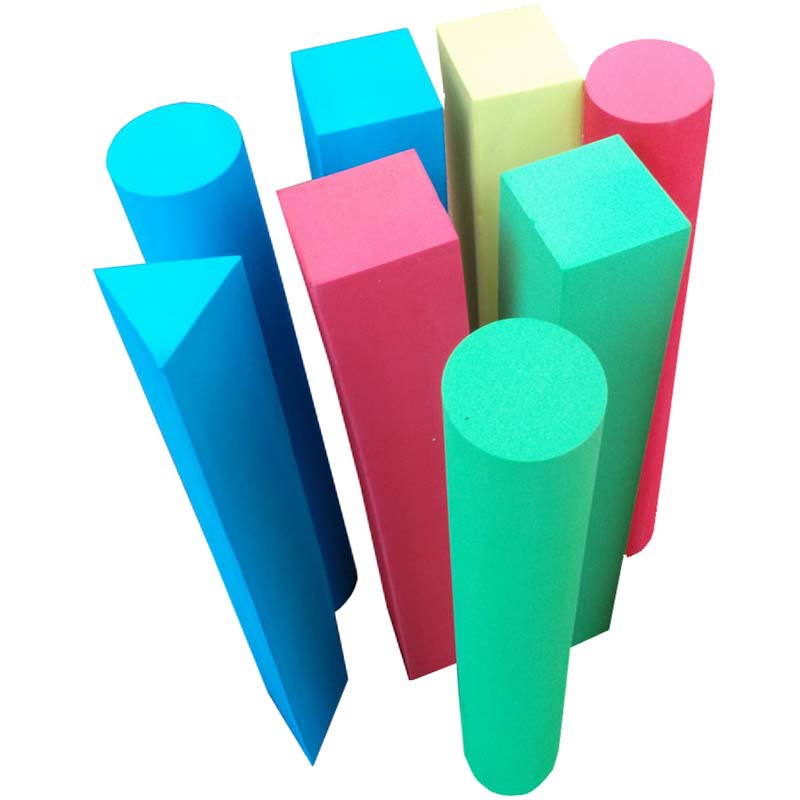 儿童eva几何体教学道具 软体教学认知套装道具