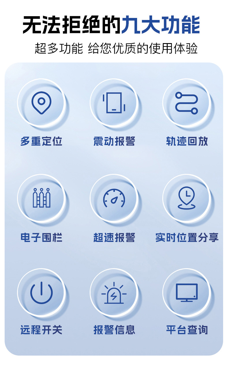 New GPS tracker for home, pets, and vehicles, portable, long battery life, smart model, anti-lost device for the elderly and children