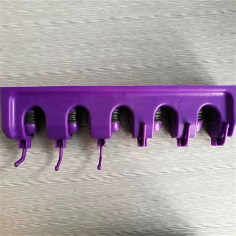 Soporte de Plástico para Escoba y Trapeador, Montaje en Pared, 3/4/5 Varillas