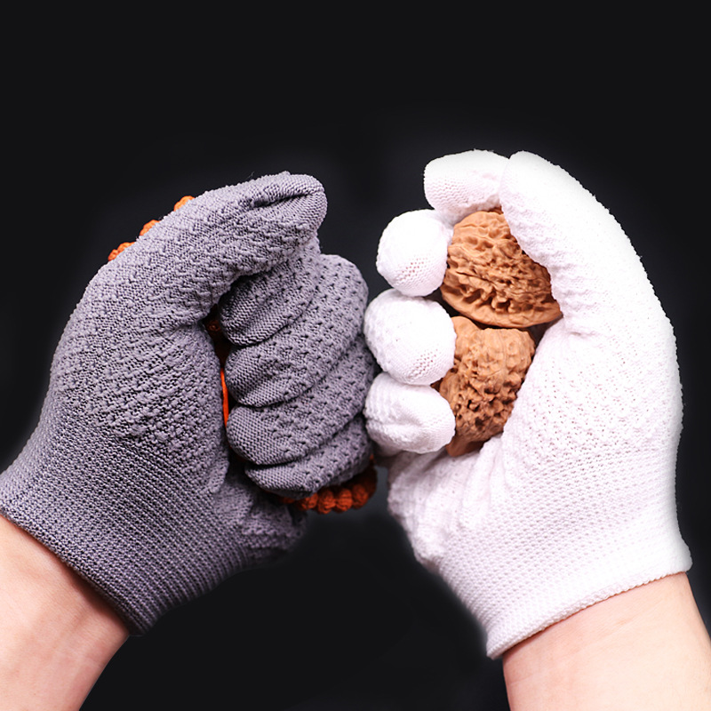 菠萝纹手套家务防护文玩包浆擦尘养护工具一件代发