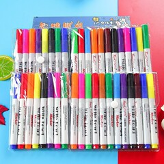 Factory wholesale: Children's water-based drawing colored floating pens, kids' magic water-reactive floating pens, and erasable whiteboard markers.