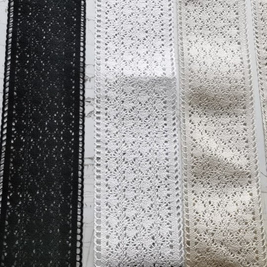 Shoe Material Samples and Specific Styles Need to Be Requested by Contacting Customer Service. Additional Hard Samples of Multi-Colored Cotton Lace Shoe Upper Materials Are Available