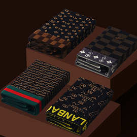 男士内裤男平角裤印花纯色花四角裤中腰短裤头男潮流多多代发