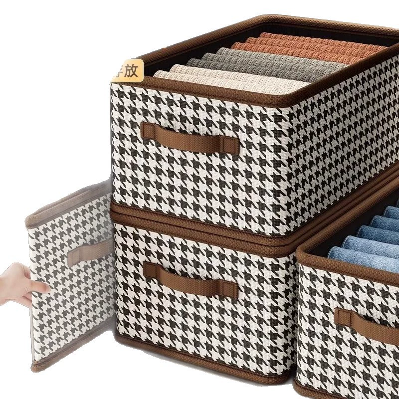 Demi-season folding storage box, storage basket