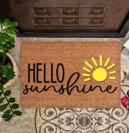 Poletna tematska preproga, nedrseča preproga za vhodna vrata, vpojna preproga za kopalnico in kuhinjo_voghion.com