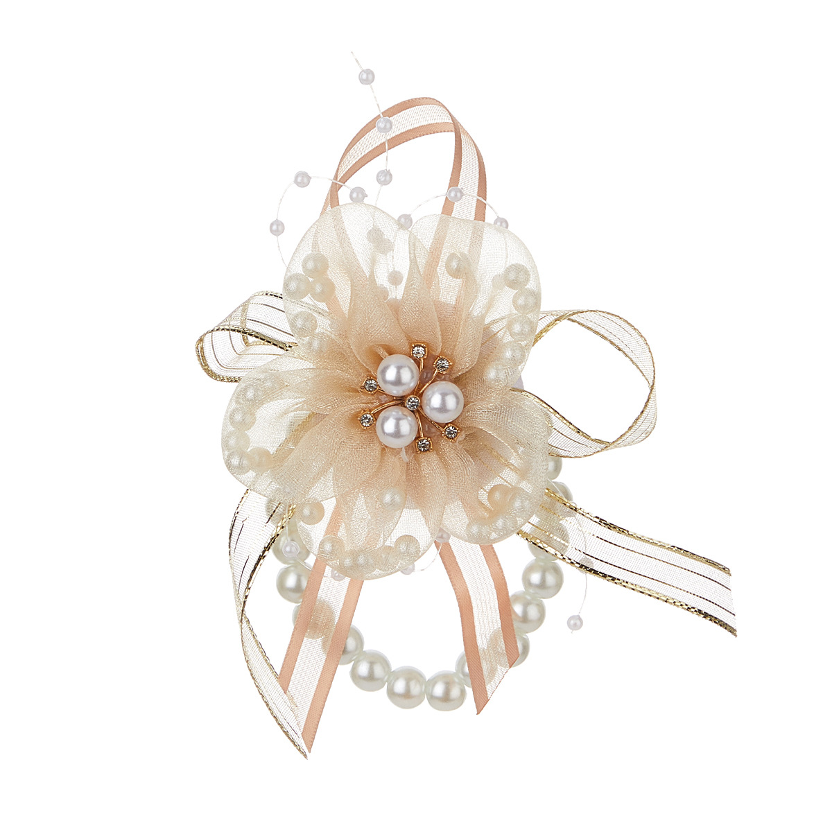 61520 샴페인 로즈(진주끈)