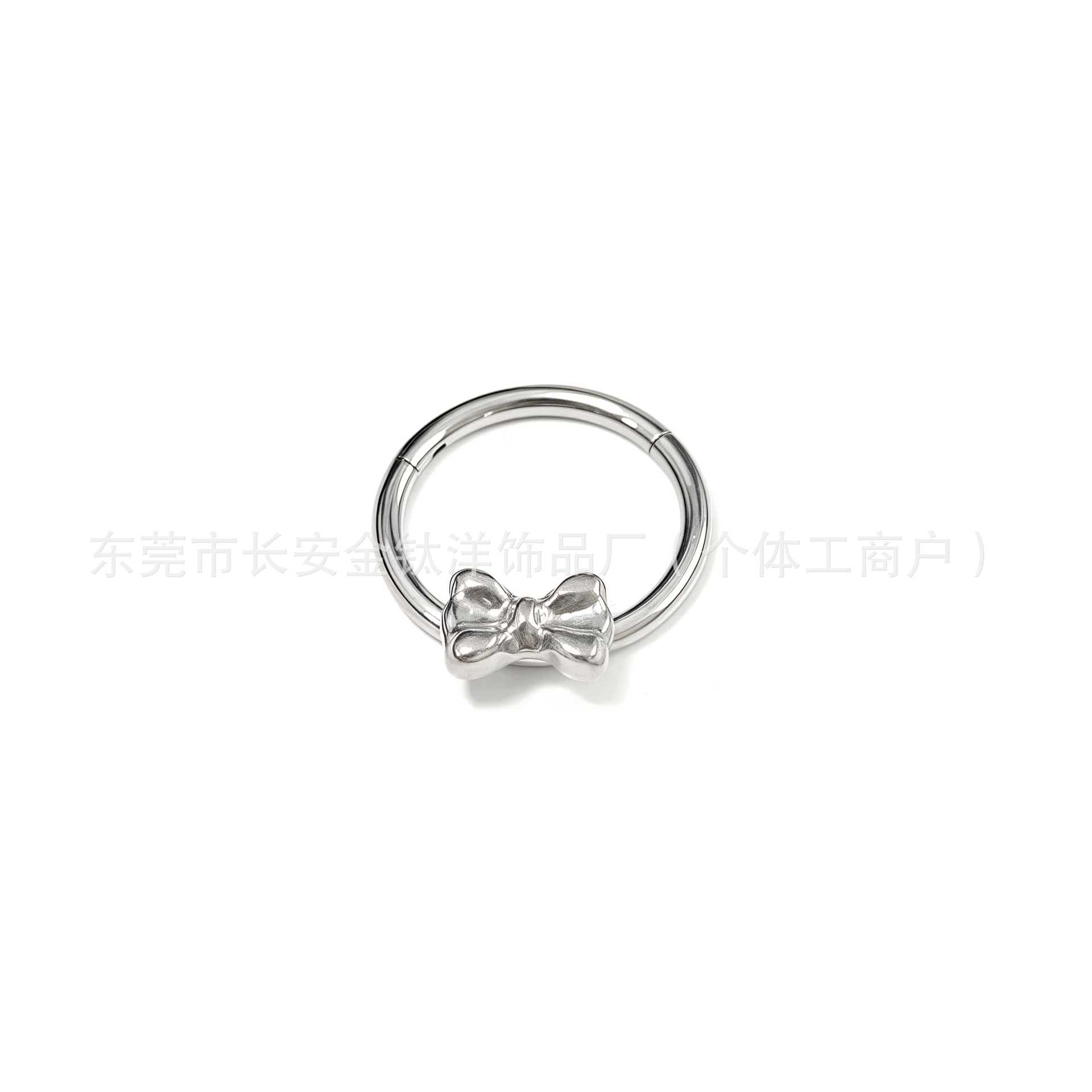 Labret piercing jewelry detail image