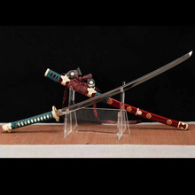 龙泉市刀剑纯手工锻打宝剑武士太刀研磨一体宝剑工艺品摆件未开刃