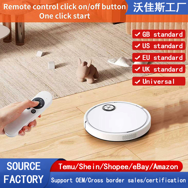 Cross-Border Intelligent Sweeping Robot App Remote Control Sweeping, Suction and Mopping Anti-Fall Induction Vacuum Cleaner Factory Wholesale