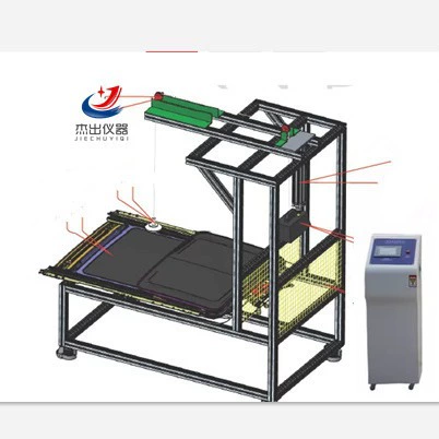 Автомобильный люк на крыше и стойкий испытательный стенд