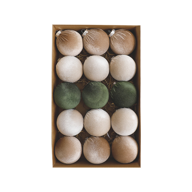 2025 nueva bola de Navidad hecha a mano bola de floquete colgante de Navidad colgante de árbol de Navidad floquete bola de Navidad bola especial