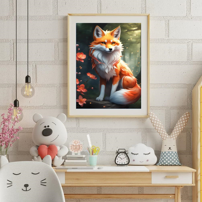 5D Diamond Fox Painting 2