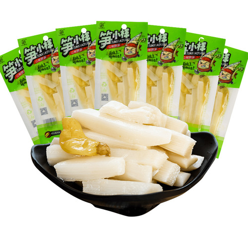 Pineapple Pepper Crispy Bamboo Shoots Independent Packaging, Internet Celebrity Leisure Snacks, Ready to Eat Right After Opening, Fresh Mountain Pepper Bamboo Shoots Snacks, Wholesale