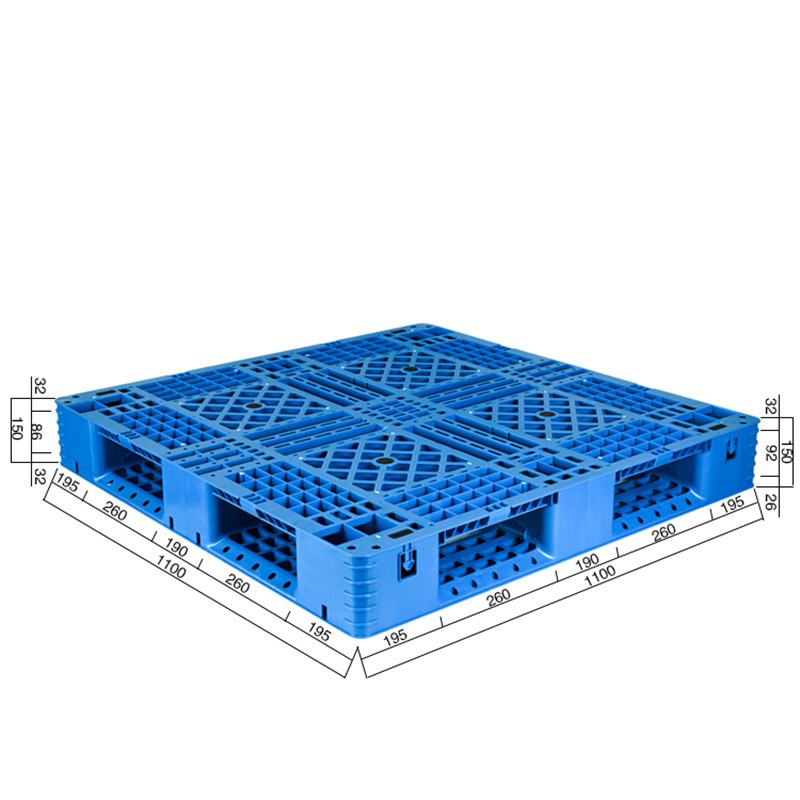 菏泽批发加厚加强天津黄骅塑料托盘可加钢管i冷库电子配件厂使用