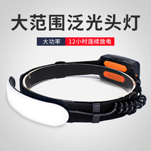 工程车led大灯施工LED工作头灯充电大面积水工程维修公园中国