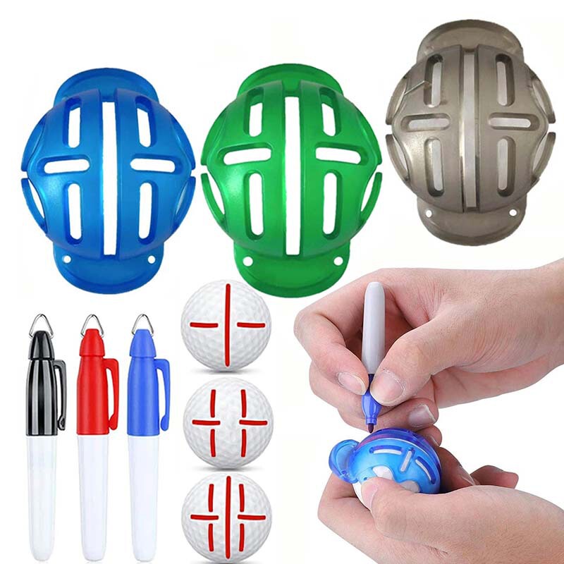高尔夫划线器 高尔夫球画线工具高尔夫球手动标记记号器配件用品|undefined