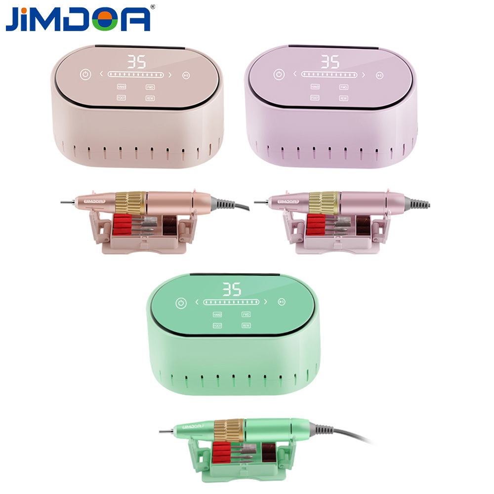JIMDOA pulidora de uñas eléctrica personalizada transfronteriza 35000 rpm alta velocidad de rotación bajo ruido pulidor de uñas