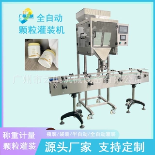 全自动双头称重颗粒灌装机 洗衣粉食盐调味品定量分装机