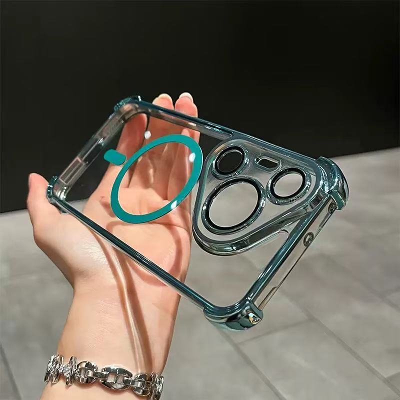 High-End Transparent Electroplated Lens Film Suitable for Huawei Pura80Pro Phone Case M60/70P Magnetic Suction P70P