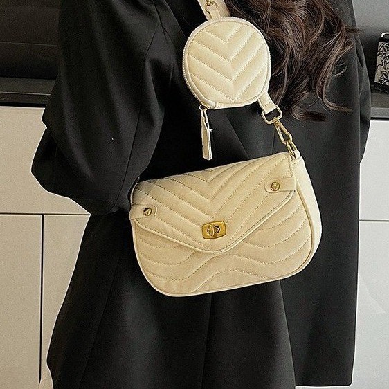 Nuova borsa a tracolla estiva di tendenza 2026, borsa da donna unica con catena ricamata, ideale per mamma e figlia._voghion.com