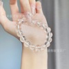 Genuine design white white crystal, crystal bracelet, accessory, light luxury style, with gem, wholesale