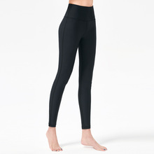 厂家直销女专业运动瑜伽裤健身小脚瑜伽九分裤外穿跑步运动健身裤