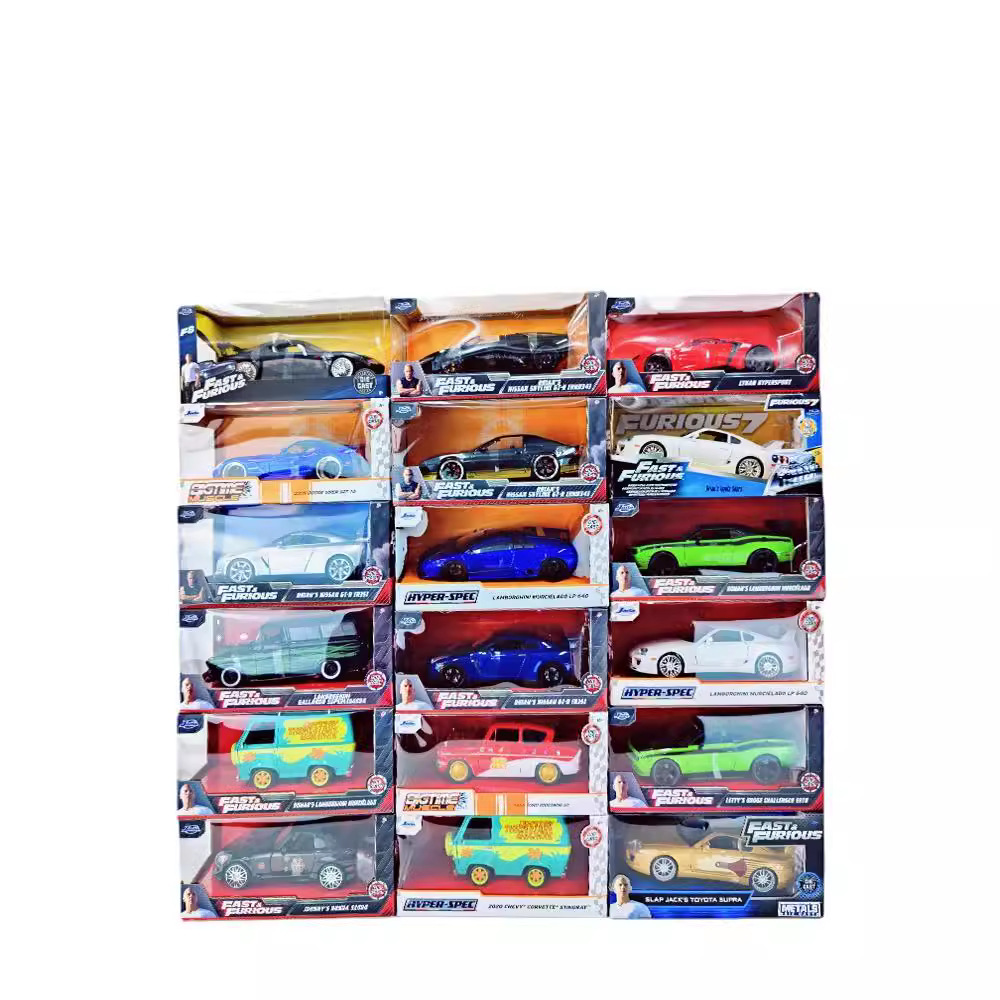 1:24 Jada velocidad y pasión Dodge coche deportivo Spura Corvette aleación modelo de coche de juguete adornos