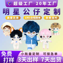 高质量毛绒娃娃明星公仔玩偶定制布偶吉祥物定做来图来样玩具加工